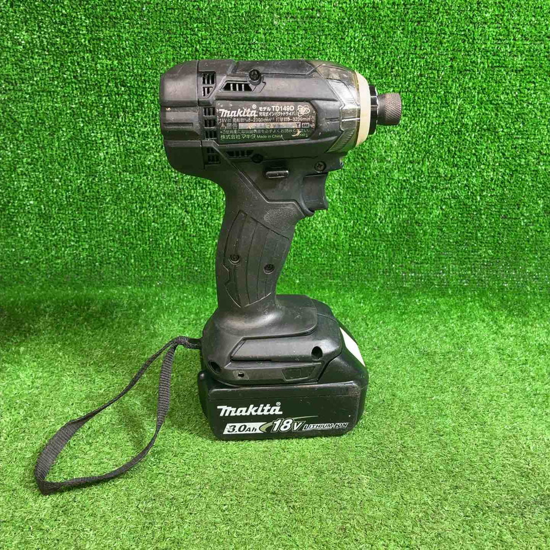 マキタ(makita) コードレスインパクトドライバー TD149DRFXB【藤沢店】