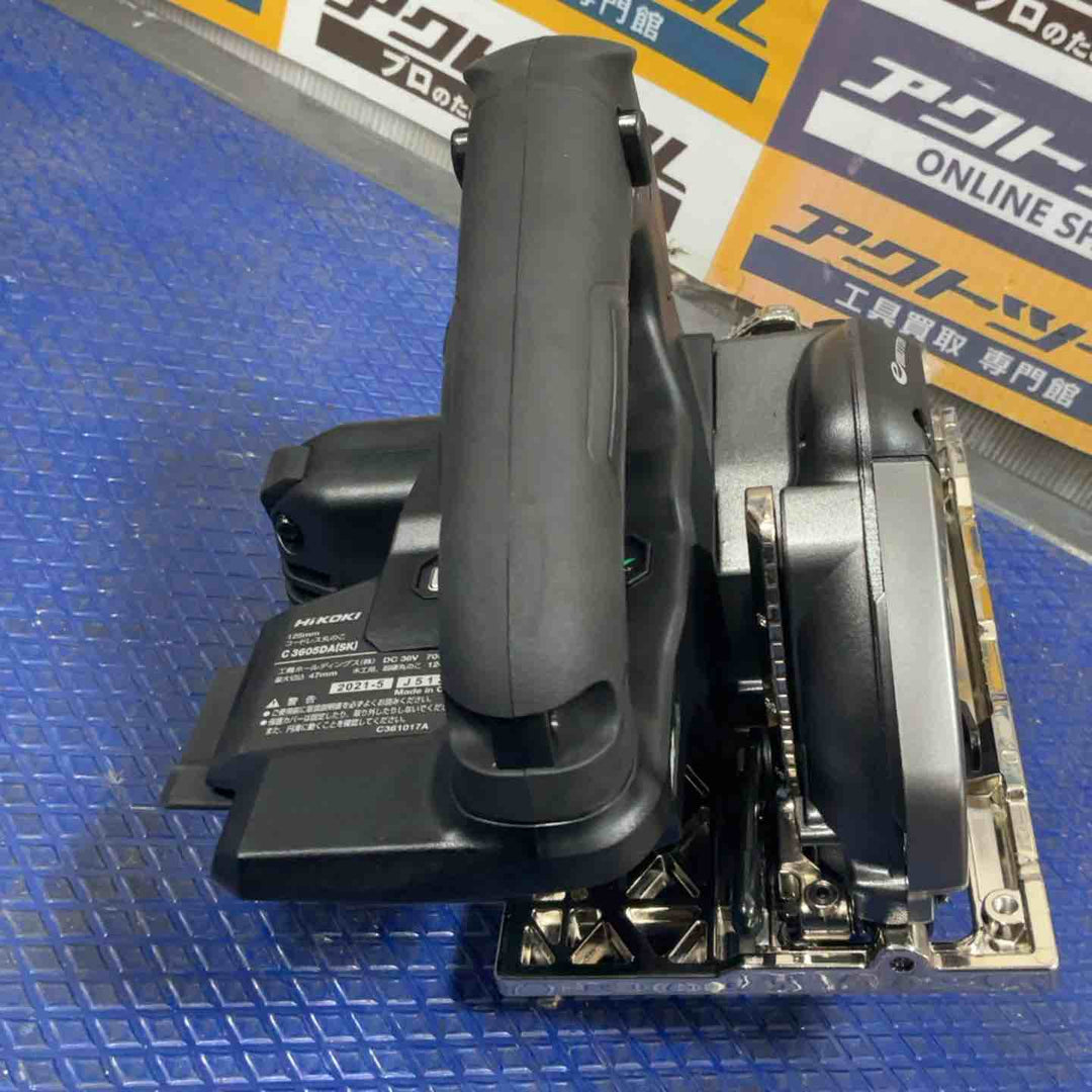 ★ハイコーキ(HIKOKI ※旧:日立工機) コードレス丸のこ C3605DA(SK)(2XPS)【草加店】