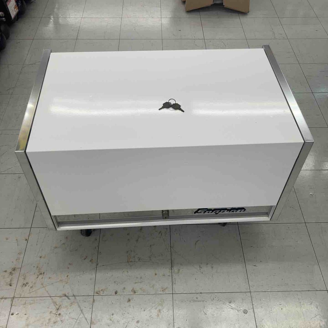 【現状品/店頭受取り限定】スナップオン(Snap-on) トップチェスト KRL737 ホワイト 長野オリンピック記念？ 天板固定できない 鍵あり 工具箱 ケノーシャ【鴻巣店】