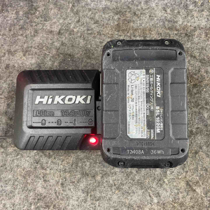 ◇ハイコーキ(HIKOKI ※旧:日立工機) コードレスインパクトドライバー  WH18DD(2BG) ケース(18V2.0Ahバッテリー2個、充電器)【鴻巣店】
