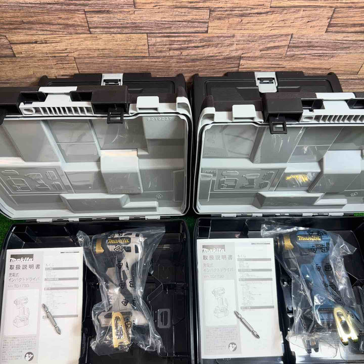 マキタ/makita 18V 充電式インパクトドライバー 本体+ケース TD173DZPY/PG/PB/PR 20周年限定カラー 4色セット【桶川店】