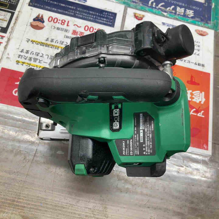 ★ハイコーキ(HIKOKI) 36V コードレスチップソーカッタ CD3605DFA(NN)(本体のみ)　36V、145㎜～150㎜対応【戸田店】