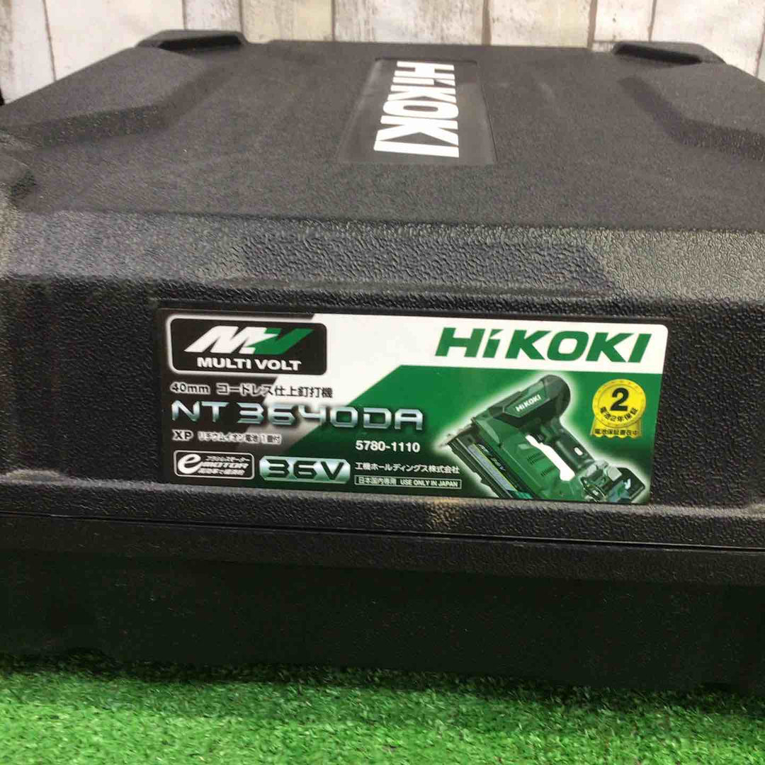 ★ハイコーキ(HIKOKI ※旧:日立工機) コードレスフィニッシュネイラ NT3640DA(NNK)【町田店】