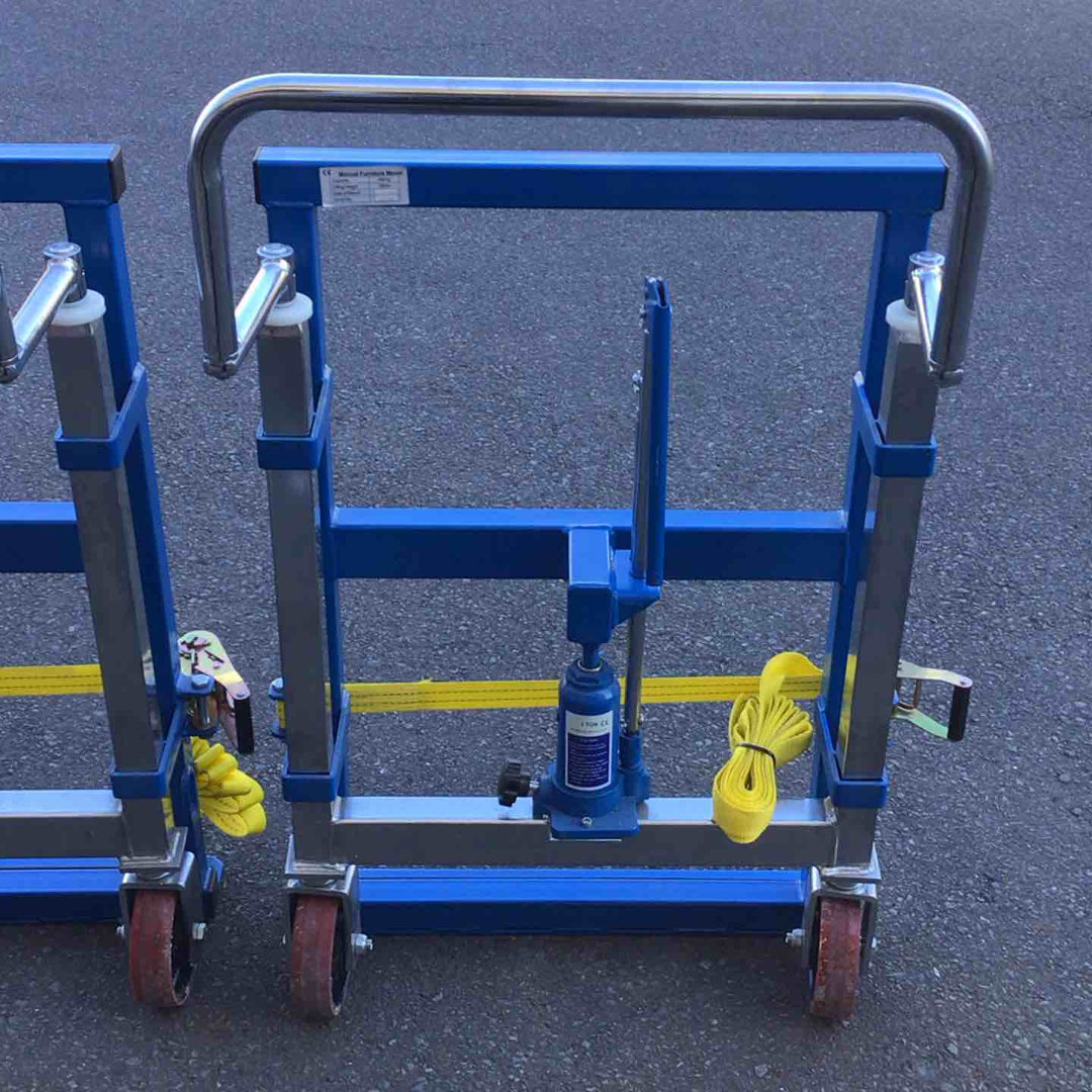 【店頭受取り限定】ロジスティッカー 重量物移動台車 リフティングローラー 家具移動台車 2台セット 油圧式【八潮店】