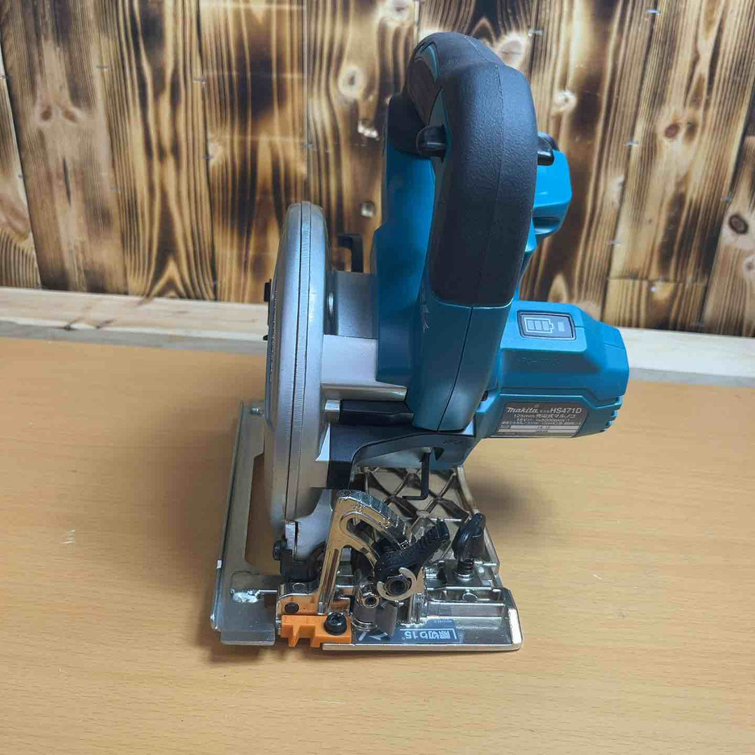★マキタ(makita) コードレス丸のこ HS471DZ 本体のみ 18V 125mm サブベース 木 切断 【越谷店】