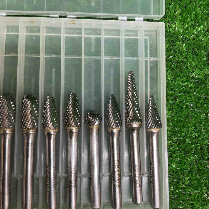 スーパー超硬バーセット シャンク径６mm、10本組セット【藤沢店】