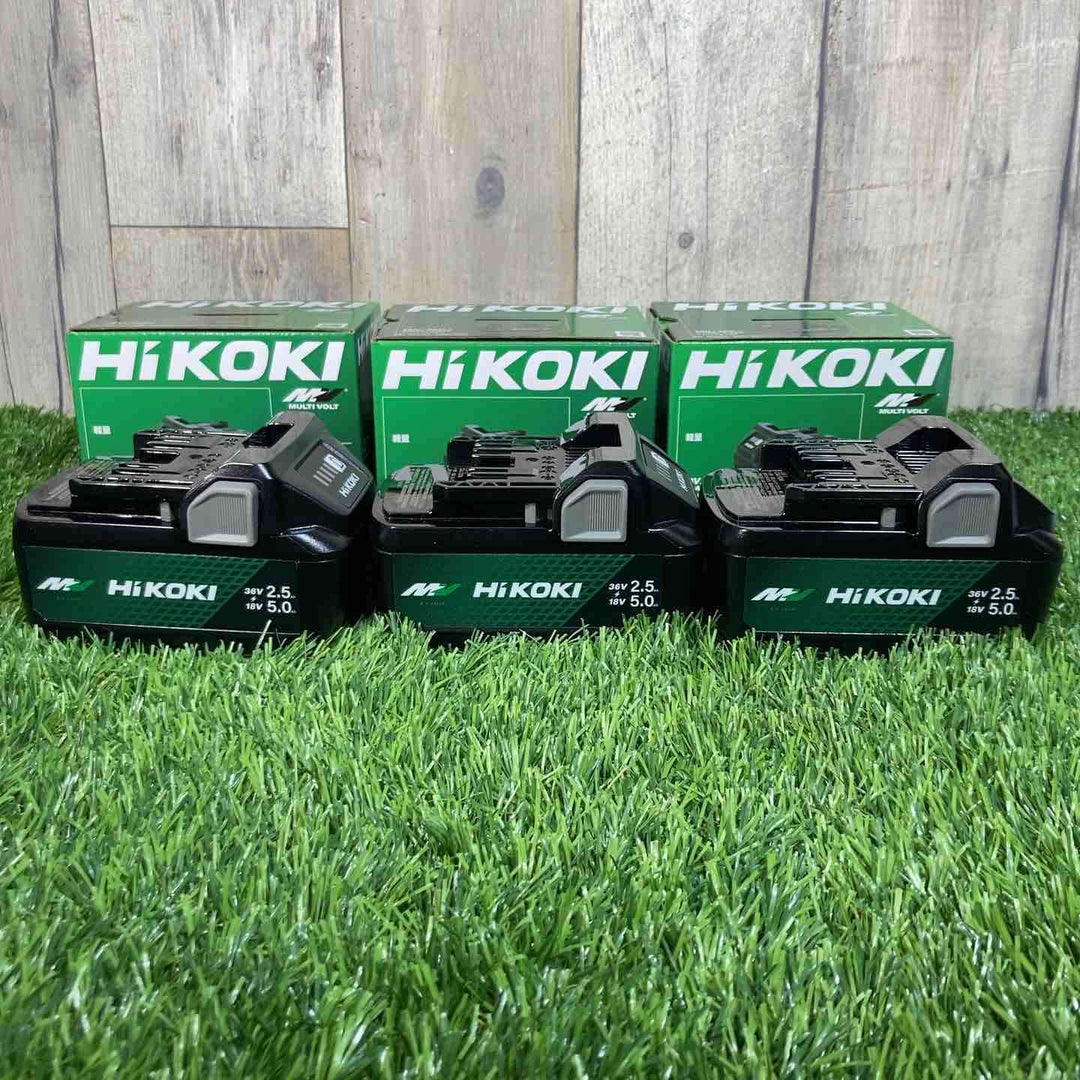 ▼ハイコーキ(HIKOKI ※旧:日立工機) リチウムイオンバッテリー 36V/2.5Ah BSL36A18X 3個セット【戸田店】