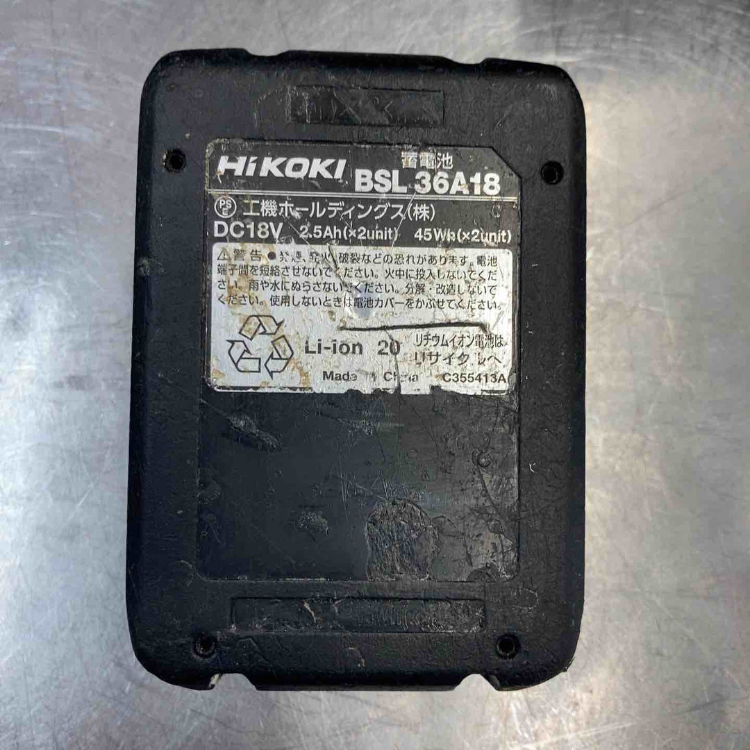 【中古品】 ハイコーキ(HIKOKI ※旧:日立工機) コードレス丸のこ C3605DA(NN) 36V バッテリー1個付属 【東大和店】