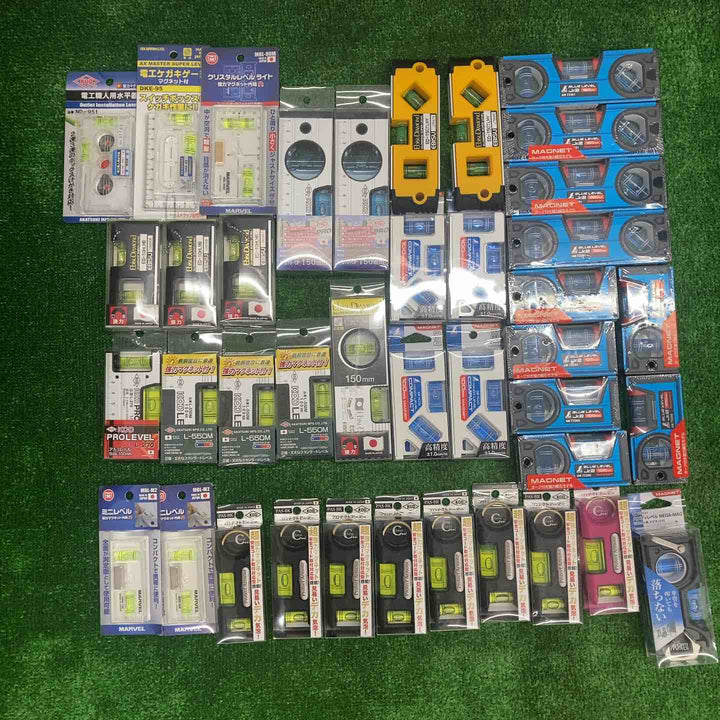 ▼18go【未開封/送料無料】水平器 磁石モデル マグネット付き 40個まとめ売り エビスダイヤモンド KOD シンワ等【川越店】【川越店】