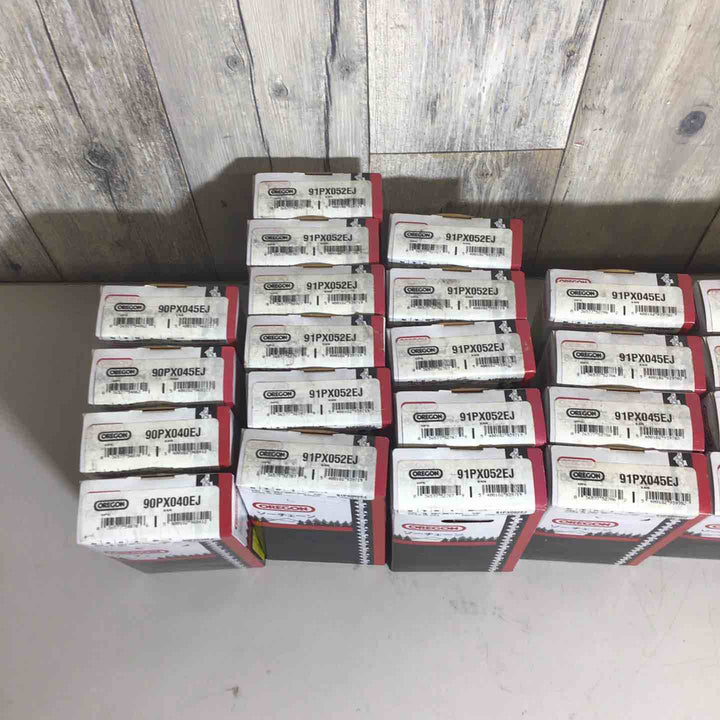 【未使用品】 OREGON オレゴン チェンソー 替刃 ソーチェーン 28個 90PX040EJ 91PX052EJ など【戸田店】