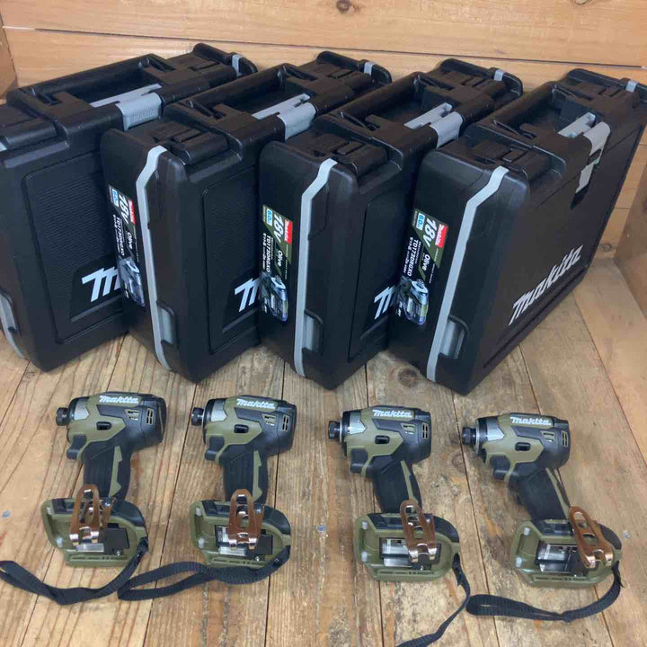 【未使用まとめ売り/特価】マキタ(makita) コードレスインパクトドライバー TD173DZO+ケース 4台セット【所沢店】