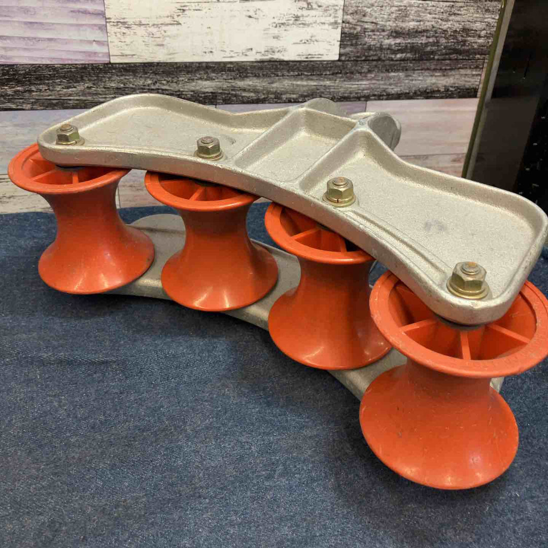 ◇YASUDA ヤスダ 4キンシャ 4連金車 ローラー幅80mm【八潮店】
