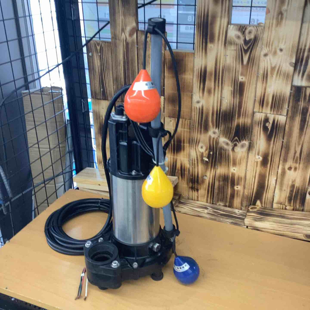 荏原製作所 ダーウィンシリーズ DWVA型 樹脂製汚水・汚物用水中ポンプ 接続口径50A ねじ込み接続 三相200V 単独自動型 60Hz専用 型式：50DWVA6.75B【越谷店】