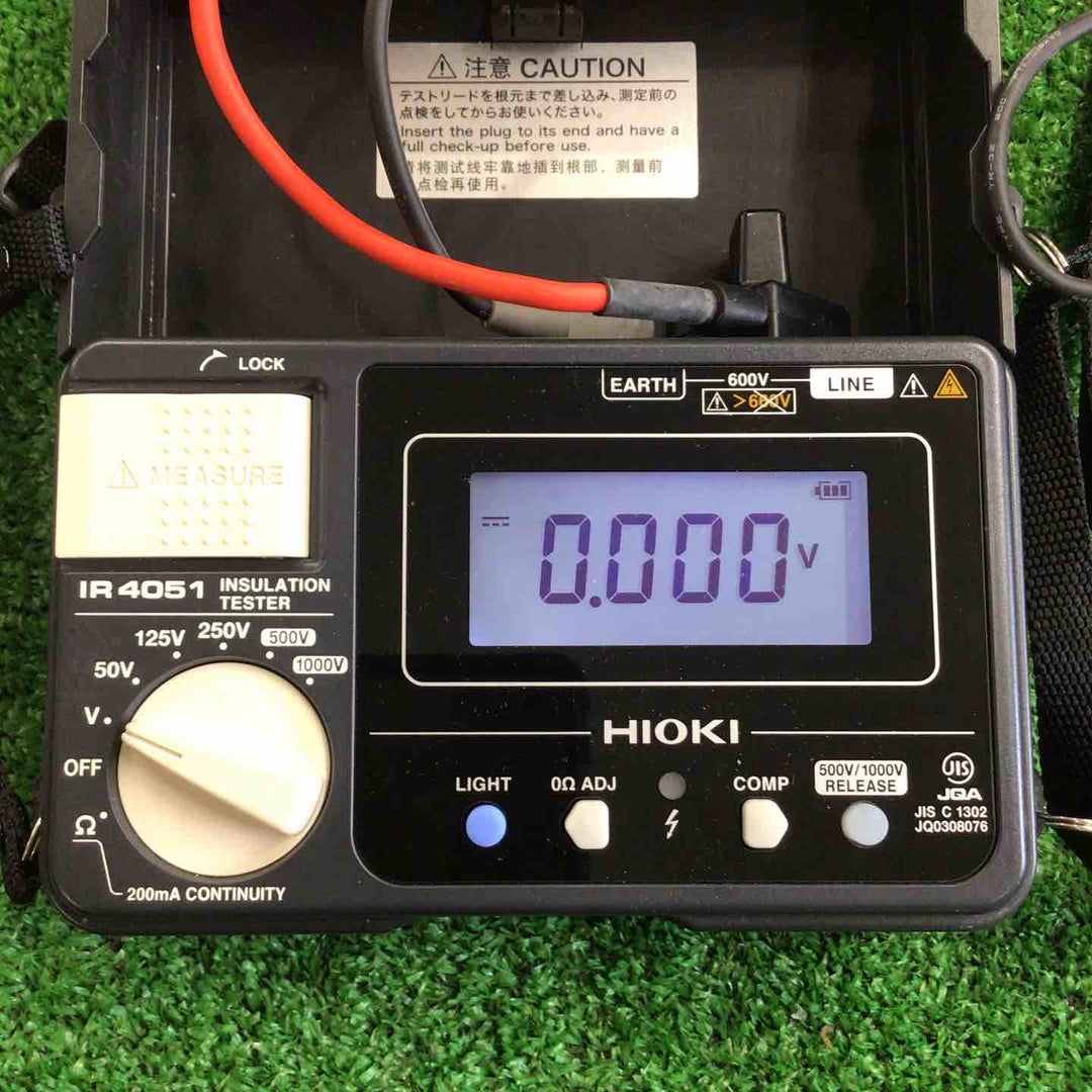 ◇HIOKI(日置電機) IR4051-11 5レンジ デジタル絶縁抵抗計(スイッチ付リード9788-01付)【町田店】