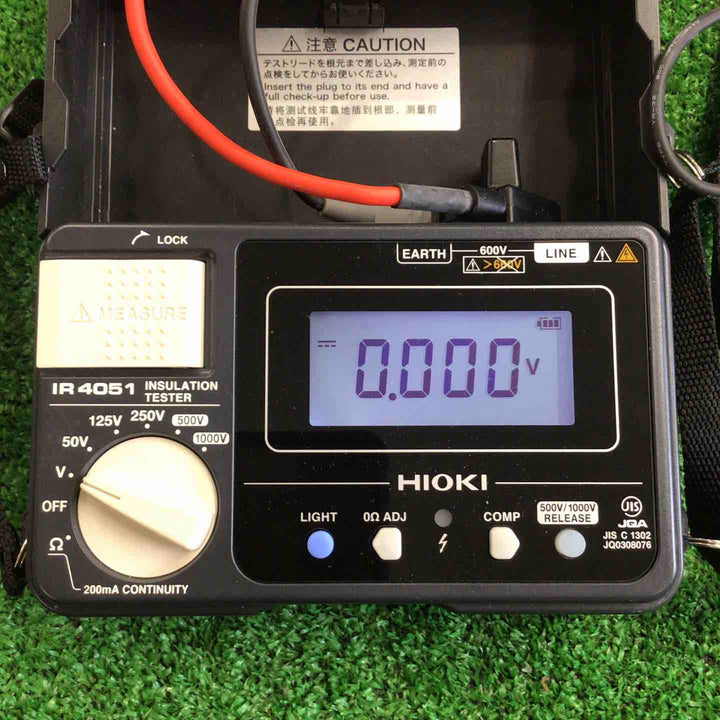 ◇HIOKI(日置電機) IR4051-11 5レンジ デジタル絶縁抵抗計(スイッチ付リード9788-01付)【町田店】