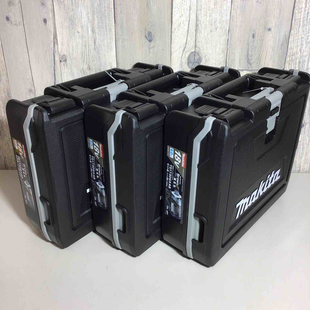 【未使用品】 限定色 マキタ makita コードレス インパクトドライバー TD173DGXAB 3台 フルセット インパクト ブラウン 茶 茶色 純正 純正品 【戸田店】