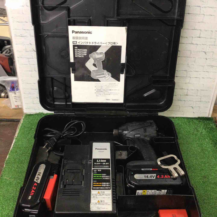 ★パナソニック(Panasonic) コードレスインパクトドライバー EZ75A7LS2G-B【町田店】