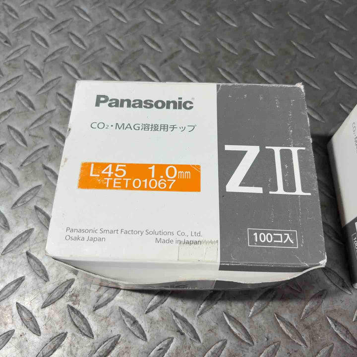 Panasonic パナソニック CO2・MAG溶接用チップ L45 1.2mm TET01297 R 100個入り　2個セット【草加店】