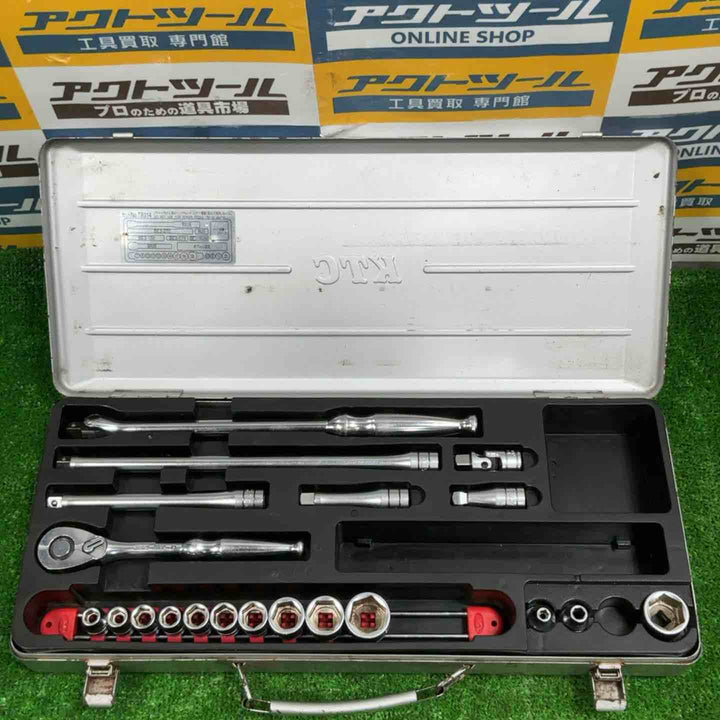 京都機械工具 KTC 9.5sq.ソケットレンチセット 21点 TB314【草加店】