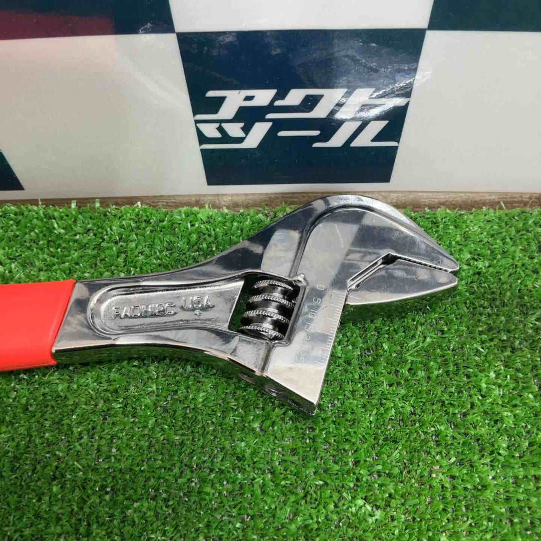 スナップオン(Snap-on)  FADH12C フランクドライブ アジャスタブルモンキーレンチ【草加店】