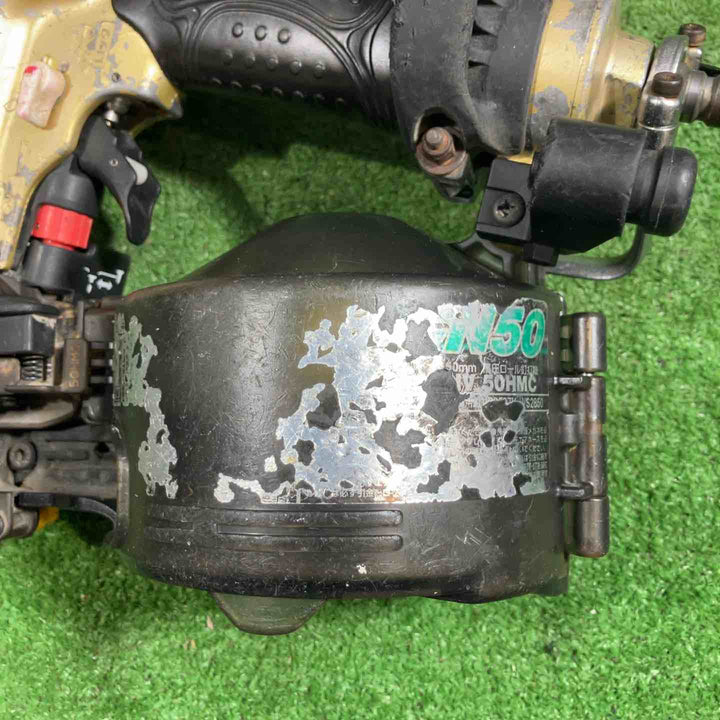 【現状品】★ハイコーキ(HIKOKI ※旧:日立工機) 高圧エア釘打ち機 NV50HMC 保証なし【川口店】
