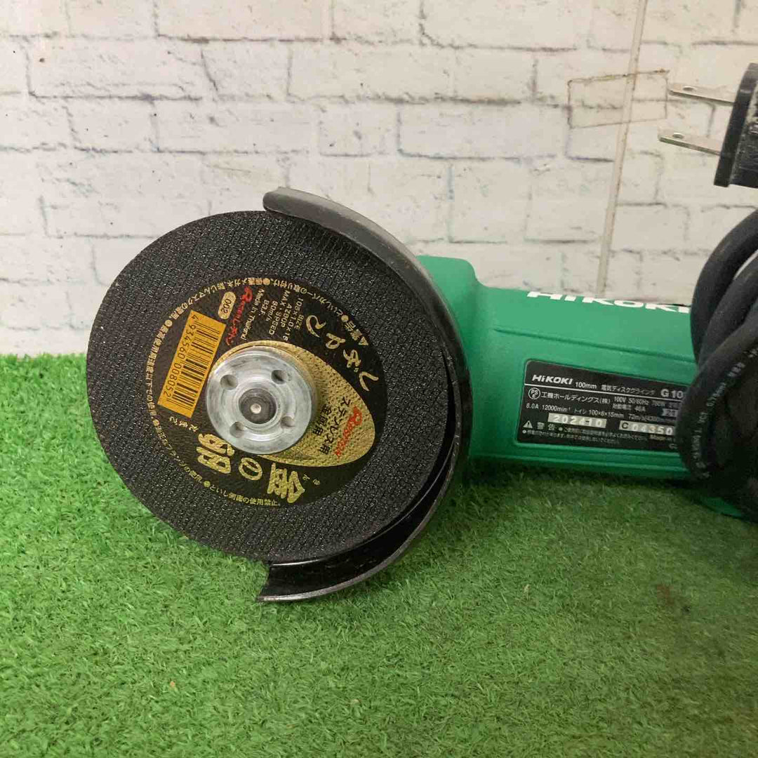 ◇ハイコーキ(HIKOKI ※旧:日立工機) 100mm ディスクグラインダー スナップスイッチタイプ G10SP5【町田店】