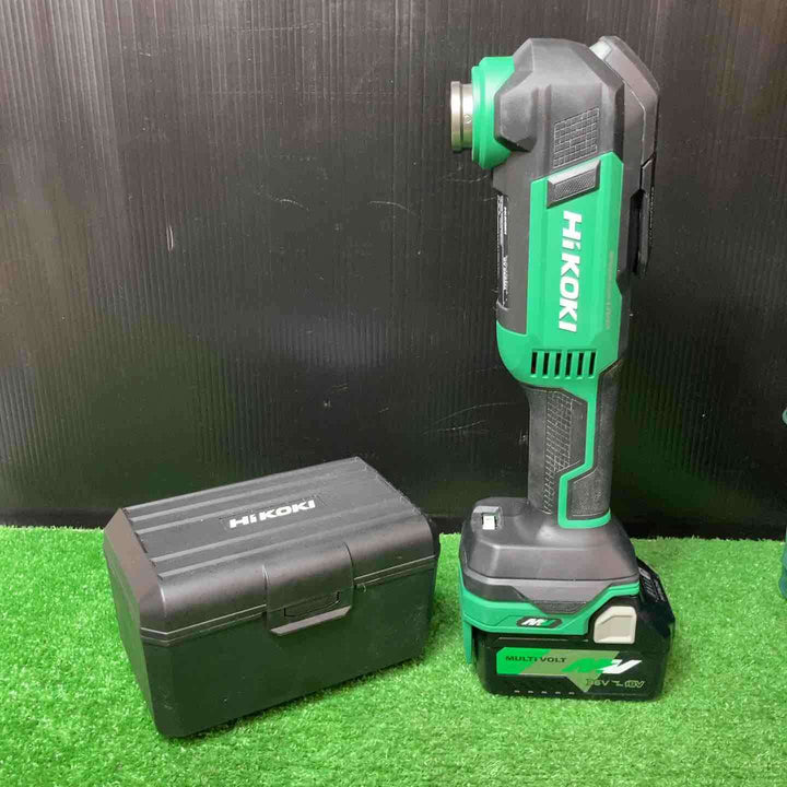 【美品】★ハイコーキ(HIKOKI ※旧:日立工機) コードレスマルチツール CV36DMA(NN) マルチボルトバッテリー1個・代用ケース付【岩槻店】