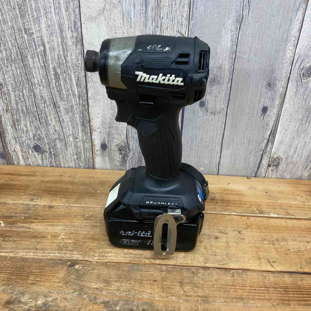 【タイムセール】 【中古品】 マキタ(makita) コードレスインパクトドライバー TD173DRGXB フルセット 黒 状態良好 【東大和店】