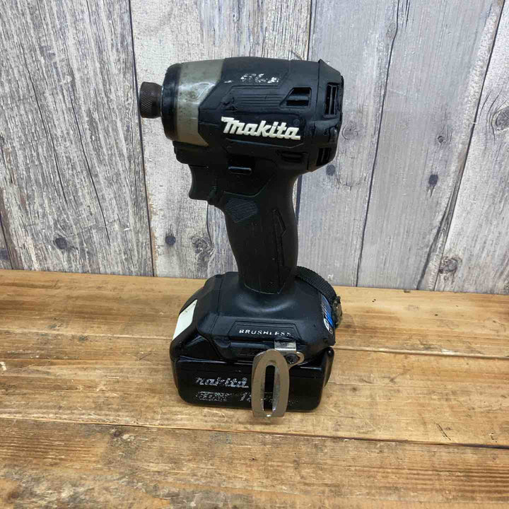 【タイムセール】 【中古品】 マキタ(makita) コードレスインパクトドライバー TD173DRGXB フルセット 黒 状態良好 【東大和店】