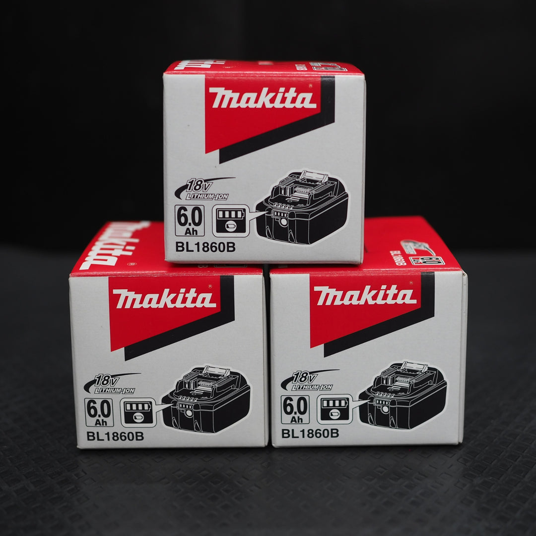 【未使用品】マキタ/makita BL1860B 純正 バッテリー 18V 6.0Ah 3個 セット【鴻巣店】