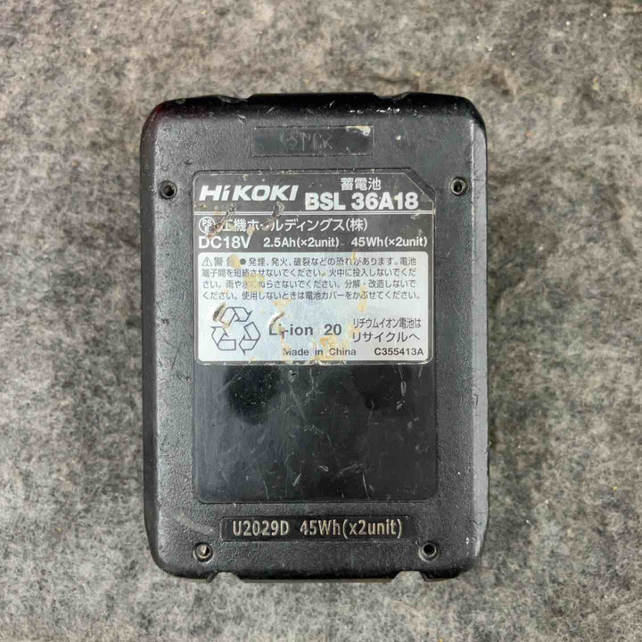 ★ハイコーキ(HIKOKI ※旧:日立工機) コードレスインパクトドライバー WH36DC(2XPD)【鴻巣店】