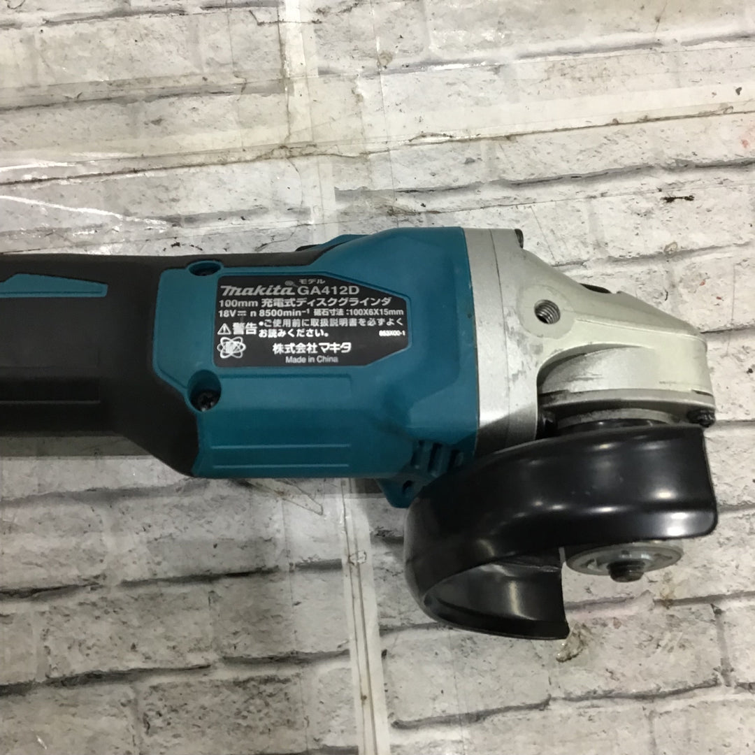 ★マキタ(makita) 100mmコードレスディスクグラインダ GA412DZ【川口店】