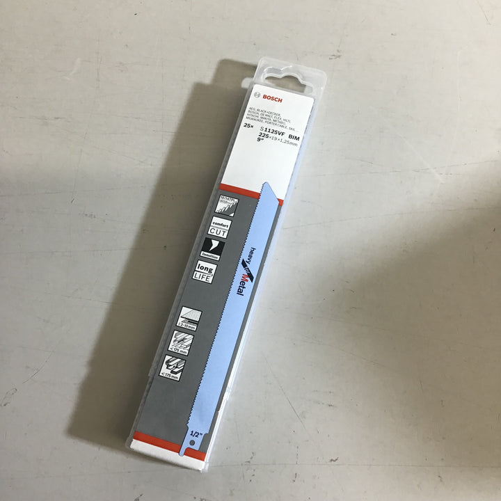 【未使用品】★BOSCH セーバーソーブレード 金属用 全長225mm 25本入 S1125VF 山数10-14【戸田店】