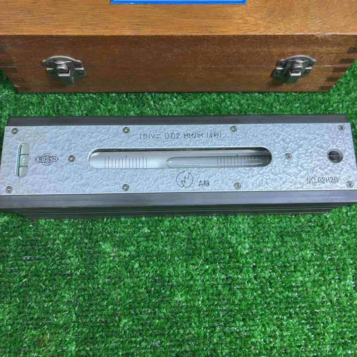 【現状品】理研 RIKEN 精密水準器 平形水準器 No.92H26 200×0.02【藤沢店】