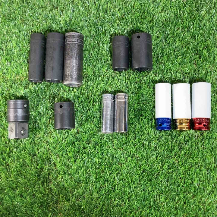 ◇Snap-on 1/2drディープインパクトソケット、3/8dr ディープソケット等 12点セット【戸田店】