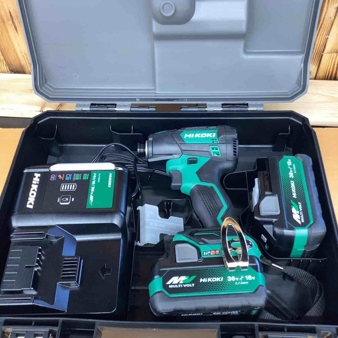 ハイコーキ(HIKOKI ※旧:日立工機) コードレス静音インパクトドライバ WHP18DA(2XPZ) DIY ネジ ボルト 穴あけ 研磨 金属 研削  【越谷店】