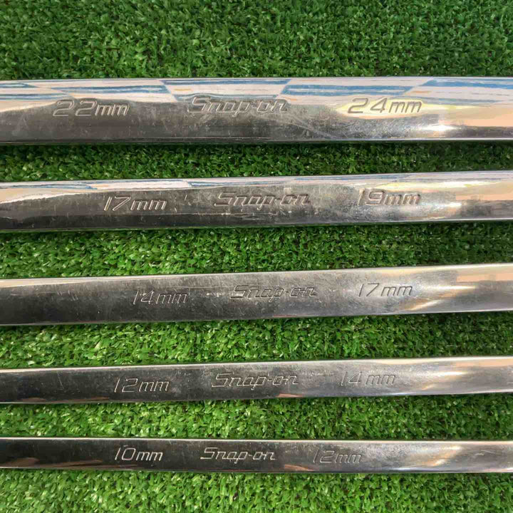 スナップオン(Snap-on)　ロングストレートメガネレンチ　5本セット　XDHFM1012・1214・1417・1719・2224　12角【草加店】