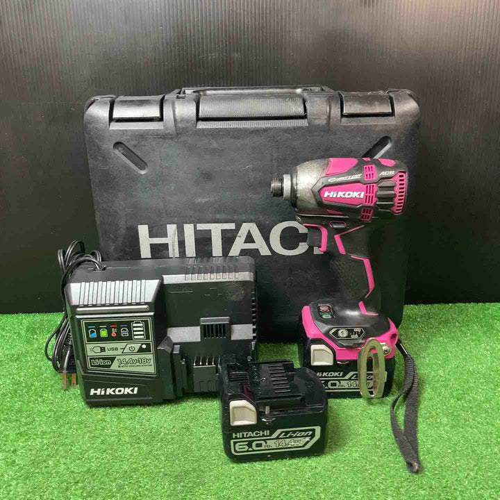 ★ハイコーキ(HIKOKI ※旧:日立工機) コードレスインパクトドライバー WH14DDL2(2LYPK)(R)【岩槻店】