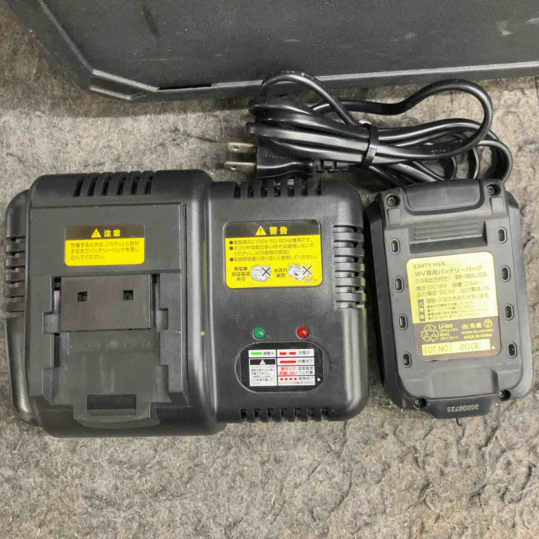 【現状品】◇髙儀(Takagi) 18V 充電式インパクトレンチ EARTH MAN infini-Link IW-180LiB【鴻巣店】