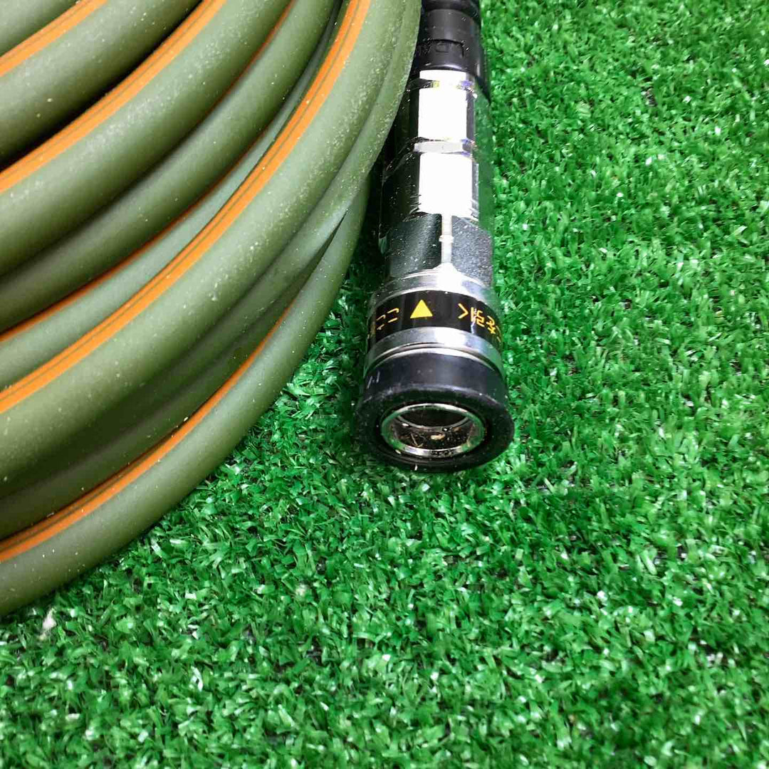 MAX やわすべりほーす 20m×Φ6mm ミリタリーグリーン　未使用品ですが汚れがある為、中古A品　【越谷店】