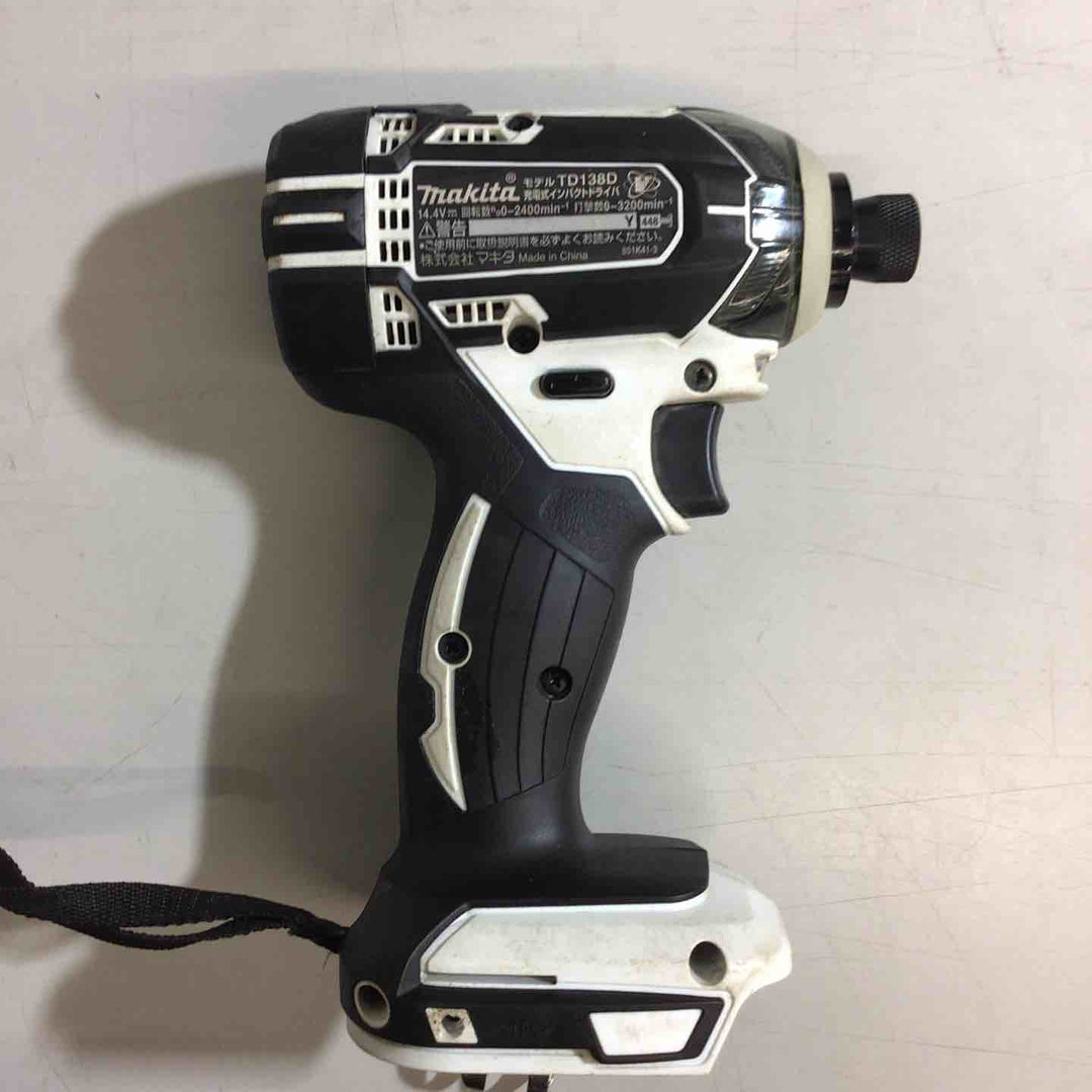 【中古品】★マキタ(makita) 14.4V コードレスインパクトドライバー TD138DZW【戸田店】