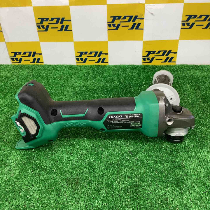 ★ハイコーキ(HIKOKI ※旧:日立工機) 100mmコードレスディスクグラインダ G3610DA(NN)【越谷店】