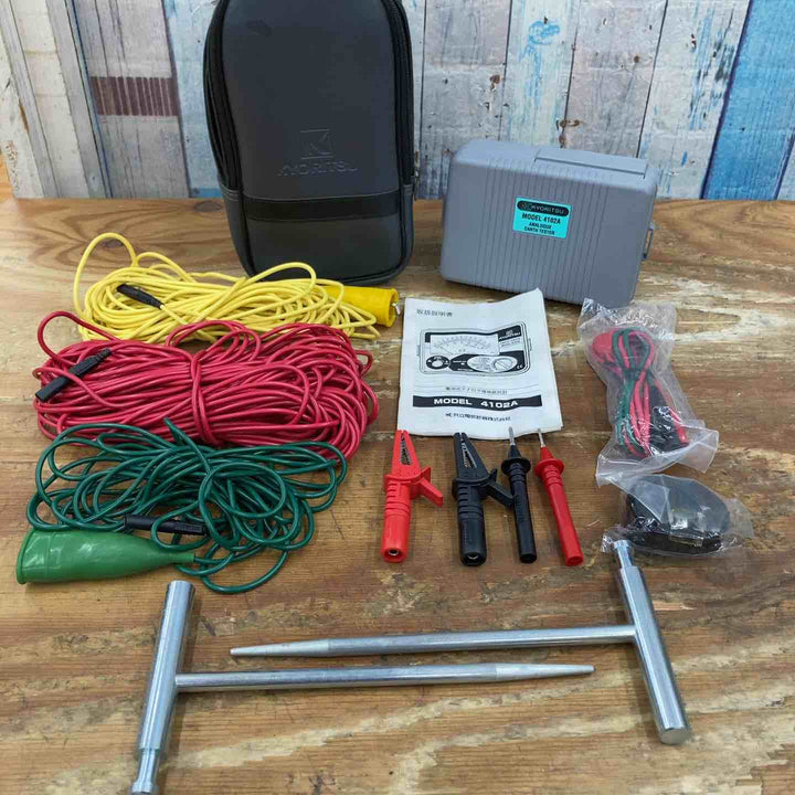 【中古品】◇共立電気計器(KYORITSU) 接地抵抗計 4102A 通電のみ確認【柏店】