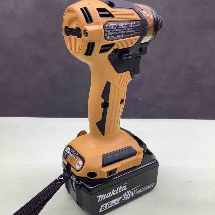 ☆マキタ(makita) コードレスインパクトドライバー TD173DGXPY LTX20周年限定色 プレミアムイエロー【越谷店】