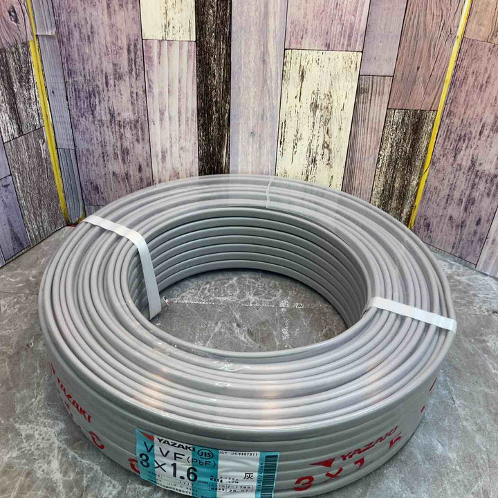 【未使用品】YAZAKI VVFケーブル 3ｘ1.6ｍｍ 100ｍ巻 【八潮店】