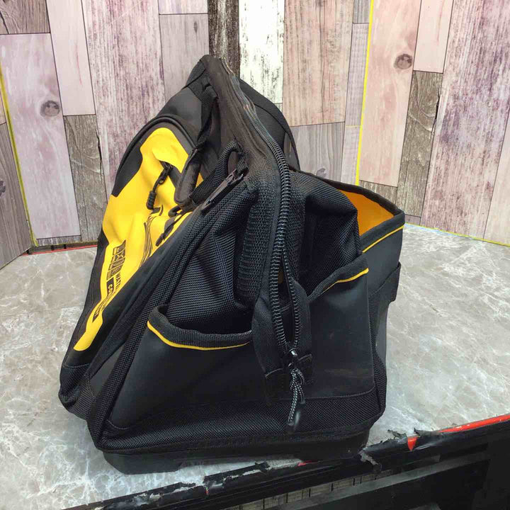 デウォルト(DEWALT) ワイドオープン型バッグ 撥水 撥塵 耐久性 収納ケース ツールバッグ 収納BOX 工具箱 道具袋 鞄 DIY ストレージ DWST60103-1【八潮店】