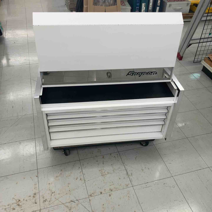 【現状品/店頭受取り限定】スナップオン(Snap-on) トップチェスト KRL737 ホワイト 長野オリンピック記念？ 天板固定できない 鍵あり 工具箱 ケノーシャ【鴻巣店】