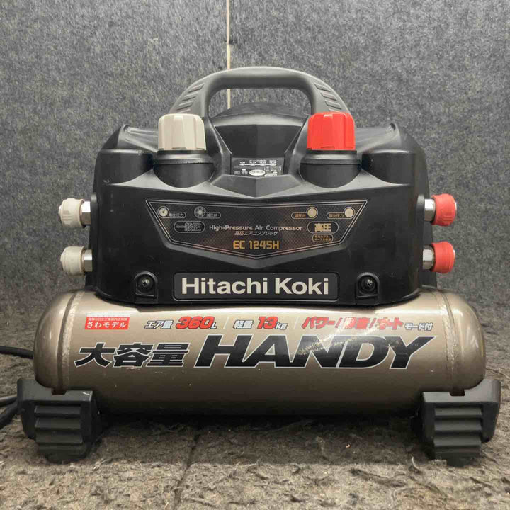 【現状品】★ハイコーキ(HIKOKI ※旧:日立工機) エアコンプレッサー EC1245H【鴻巣店】