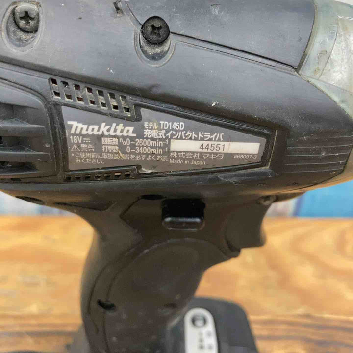 ◇マキタ(makita) コードレスインパクトドライバ TD145DZ 本体のみ【柏店】