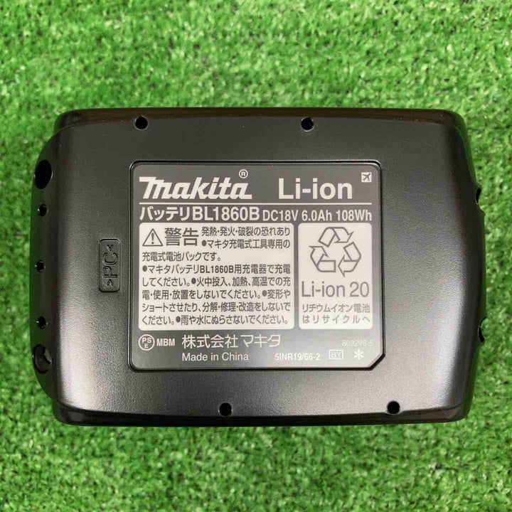 【未使用品】 マキタ/makita リチウムイオンバッテリー 18V/6.0Ah BL1860B 【鴻巣店】